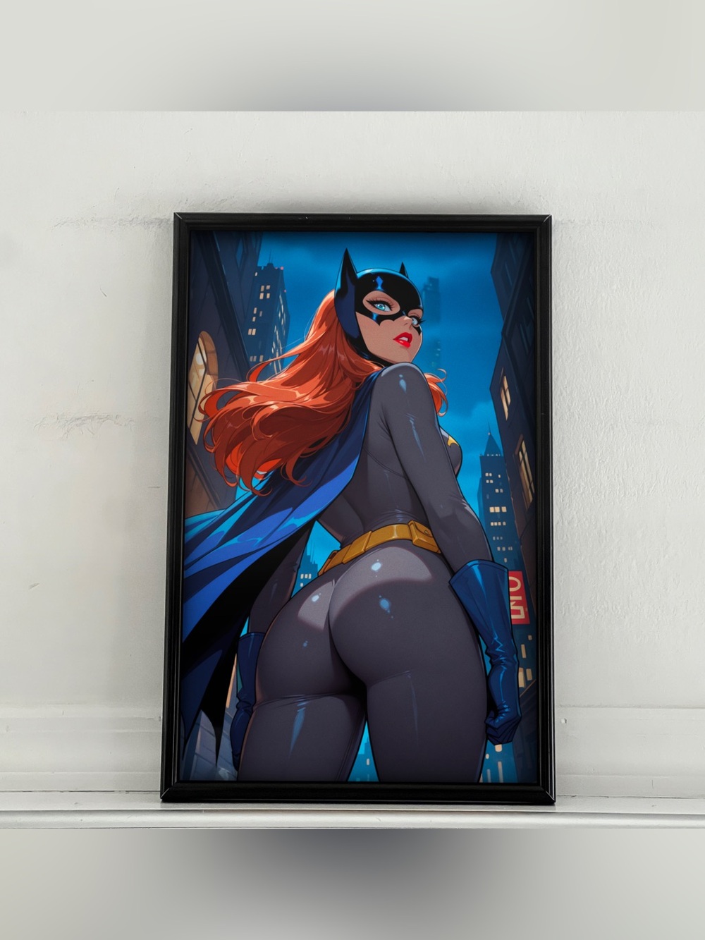 Batman The Animated Series Batgirl Pinup Girl Art Poster